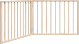 vidaXL - Hondenhek - inklapbaar - 2 - panelen - 160 - cm - populierenhout