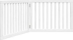 vidaXL - Hondenhek - inklapbaar - 2 - panelen - 160 - cm - populierenhout - wit