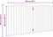 vidaXL - Hondenhek - inklapbaar - 2 - panelen - 160 - cm - populierenhout - zwart