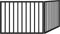 vidaXL - Hondenhek - inklapbaar - 2 - panelen - 160 - cm - populierenhout - zwart