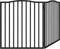 vidaXL - Hondenhek - inklapbaar - 2 - panelen - 160 - cm - populierenhout - zwart