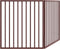 vidaXL - Hondenhek - inklapbaar - 2 - panelen - 160 - cm - populierenhout - bruin