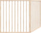 vidaXL - Hondenhek - inklapbaar - 2 - panelen - 160 - cm - populierenhout