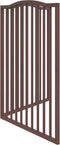 vidaXL - Hondenhek - inklapbaar - 2 - panelen - 160cm - populierenhout - bruin - eiken