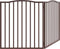 vidaXL - Hondenhek - inklapbaar - 2 - panelen - 160cm - populierenhout - bruin - eiken