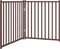 vidaXL - Hondenhek - inklapbaar - 2panelen - 160cm - massief - vurenhout - bruin - eik
