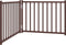 vidaXL - Hondenhek - inklapbaar - 2panelen - 160cm - massief - vurenhout - bruin - eik
