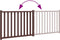 vidaXL - Hondenhek - inklapbaar - 2panelen - 160cm - massief - vurenhout - bruin - eik