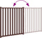 vidaXL - Hondenhek - inklapbaar - 2panelen - 160cm - massief - vurenhout - bruin - eik