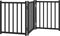 vidaXL - Hondenhek - inklapbaar - 3 - panelen - 150 - cm - massief - vurenhout - zwart