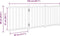 vidaXL - Hondenhek - inklapbaar - 3 - panelen - 150 - cm - massief - vurenhout - zwart