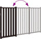 vidaXL - Hondenhek - inklapbaar - 3 - panelen - 150 - cm - massief - vurenhout - zwart