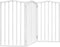 vidaXL - Hondenhek - inklapbaar - 3 - panelen - 150 - cm - populierenhout - wit