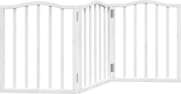 vidaXL - Hondenhek - inklapbaar - 3 - panelen - 150 - cm - populierenhout - wit