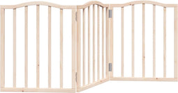 vidaXL - Hondenhek - inklapbaar - 3 - panelen - 150 - cm - populierenhout