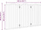 vidaXL - Hondenhek - inklapbaar - 3 - panelen - 150 - cm - populierenhout - bruin - eik