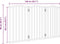 vidaXL - Hondenhek - inklapbaar - 3 - panelen - 150 - cm - populierenhout - wit