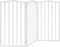 vidaXL - Hondenhek - inklapbaar - 3 - panelen - 150 - cm - populierenhout - wit