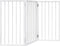 vidaXL - Hondenhek - inklapbaar - 3 - panelen - 150 - cm - populierenhout - wit