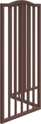 vidaXL - Hondenhek - inklapbaar - 3 - panelen - 150 - cm - populierenhout - bruin - eik