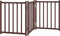 vidaXL - Hondenhek - inklapbaar - 3panelen - 150cm - massief - vurenhout - bruin - eik