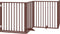 vidaXL - Hondenhek - inklapbaar - 4 - panelen - 320 - cm - populierenhout - bruin