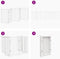 vidaXL - Hondenhek - inklapbaar - 6 - panelen - 300 - cm - massief - vurenhout - wit