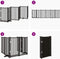 vidaXL - Hondenhek - inklapbaar - 6 - panelen - 300 - cm - massief - vurenhout - zwart