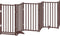 vidaXL - Hondenhek - inklapbaar - 6panelen - 300cm - massief - vurenhout - bruin - eik
