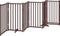 vidaXL - Hondenhek - inklapbaar - 6panelen - 300cm - massief - vurenhout - bruin - eik