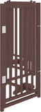 vidaXL - Hondenhek - inklapbaar - 6panelen - 300cm - massief - vurenhout - bruin - eik
