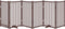 vidaXL - Hondenhek - inklapbaar - 6panelen - 300cm - massief - vurenhout - bruin - eik