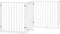 vidaXL - Hondenhek - inklapbaar - met - deur - 4 - panelen - 320 - cm - populierhout - wit