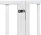 vidaXL - Hondenhek - inklapbaar - met - deur - 4 - panelen - 320 - cm - populierhout - wit