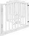 vidaXL - Hondenhek - inklapbaar - met - deur - 4 - panelen - 320 - cm - populierhout - wit