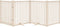 vidaXL - Hondenhek - inklapbaar - met - deur - 4 - panelen - 320cm - massief - vurenhout