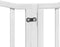 vidaXL - Hondenhek - inklapbaar - met - deur - 6 - panelen - 300 - cm - populierhout - wit