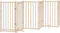 vidaXL - Hondenhek - inklapbaar - met - deur - 6 - panelen - 300cm - massief - vurenhout
