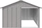 vidaXL - Hondenhok - 116,5x153x81,5 - cm - gegalvaniseerd - staal - grijs