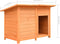 vidaXL - Hondenhok - 120x77x86 - cm - massief - grenenhout - en - vuurhout