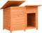 vidaXL - Hondenhok - 120x77x86 - cm - massief - grenenhout - en - vuurhout