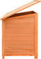 vidaXL - Hondenhok - 120x77x86 - cm - massief - grenenhout - en - vuurhout