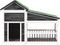 vidaXL - Hondenhok - 143x60,5x109 - cm - massief - grenenhout - grijs