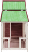 vidaXL - Hondenhok - 143x60,5x109 - cm - massief - grenenhout - mokkakleurig
