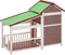 vidaXL - Hondenhok - 143x60,5x109 - cm - massief - grenenhout - mokkakleurig