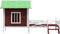 vidaXL - Hondenhok - 159x120x88,5 - cm - massief - grenenhout - mokkakleurig