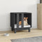 vidaXL - Hondenhok - 50x40x52 - cm - massief - grenenhout - grijs