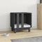vidaXL - Hondenhok - 50x40x52 - cm - massief - grenenhout - grijs