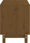 vidaXL - Hondenhok - 50x40x52 - cm - massief - grenenhout - honingbruin