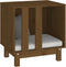 vidaXL - Hondenhok - 50x40x52 - cm - massief - grenenhout - honingbruin
